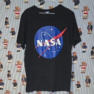Vintage 90s Y2k Nasa Space T-Shirt Adult Large